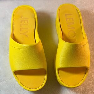 Lemon Jelly Women's Yellow Sandals